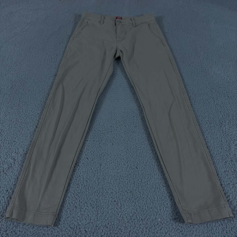 Levis Pants Mens 28x32 Beige XX Chino Standard Taper Khaki Cotton Preppy‎ Casual
